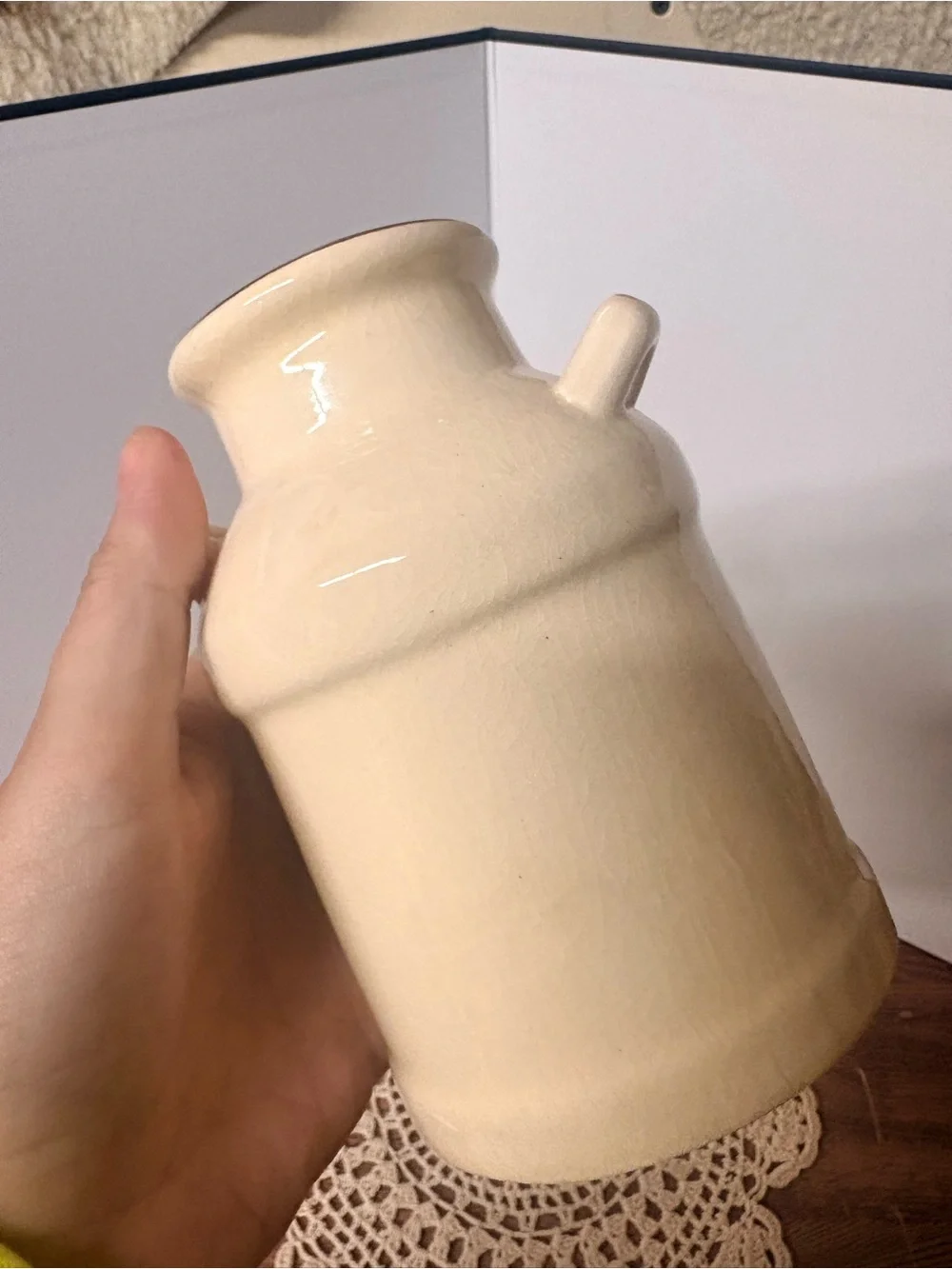 Vintage ceramic “milk